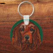 Irish Red Setter Schlüsselanhänger (Vorderseite)