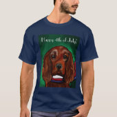 Irish Red Setter T-Shirt (Vorderseite)