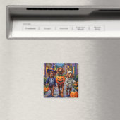 Irish Red Setter Trick-or-Treating Halloween Magnet (In Situ (Geschirrspüler))