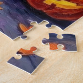 Irish Red Setter Trick-or-Treating Halloween Puzzle (Seite)