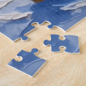 Irish Red Setter Weihnachtsboot Urlaub Puzzle (Seite)