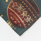 Irish Red Setter Weihnachtsfest Reise Fleecedecke (Ecke)