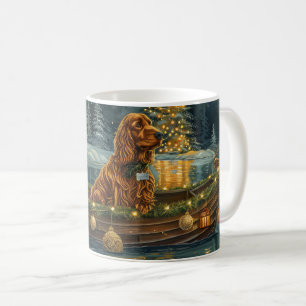 Irish Red Setter Weihnachtsfest Reise Kaffeetasse