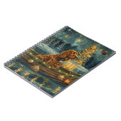 Irish Red Setter Weihnachtsfest Reise Notizblock (Linke Seite)