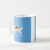 Irish Red und White Setter werden bald gut gestalt Kaffeetasse (Vorderseite Links)