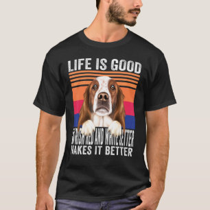 Irish Red White Setter Macht Dein Leben Gut Vinta T-Shirt