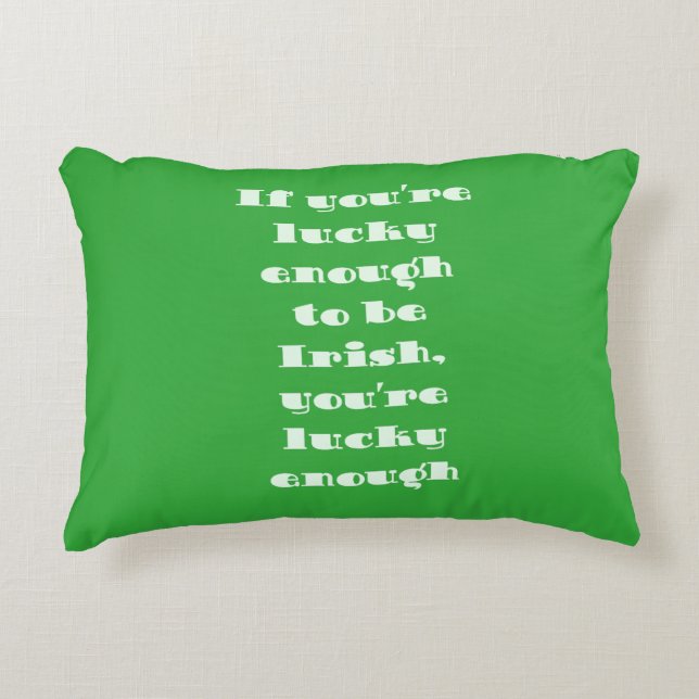 Irish Redewendungen Pillow Dekokissen (Vorderseite)