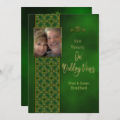 IRISH RENEWING WEDING VOWS, Foto einfügen Einladung (Vorne/Hinten)