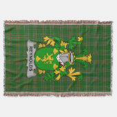 Irish Reynolds oder McRannell Coat of Arms Family Decke (Vorderseite)