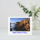 "Irish Rock & Roll" Postkarte (Stehend Vorderseite)