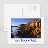 "Irish Rock & Roll" Postkarte (Vorne/Hinten)