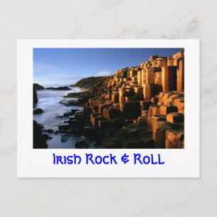 "Irish Rock & Roll" Postkarte
