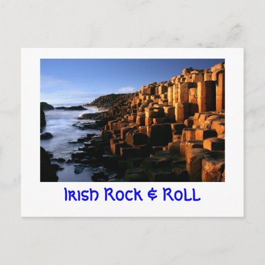 "Irish Rock & Roll" Postkarte (Vorderseite)