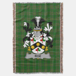 Irish Roe Coat of Arms Familienwappen Irland Decke