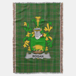 Irish Rogan oder O_Rogan Coat of Arms Familienwapp Decke
