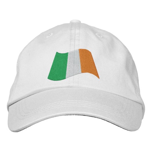 Irish ROI Ireland Flag Bestickte Kappe (Vorderseite)