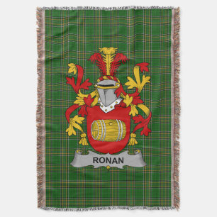 Irish Ronan oder O_Ronan Coat of Arms Familienwapp Decke