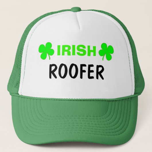 Irish Roofer Hat Truckerkappe (Vorderseite)