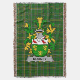 Irish Rooney oder O_Rooney Coat of Arms Family Cre Decke