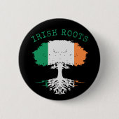Irish Roots Family Tree Button (Vorderseite)
