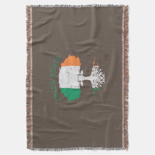 Irish Roots Family Tree Decke (Vorderseite Vertikal)