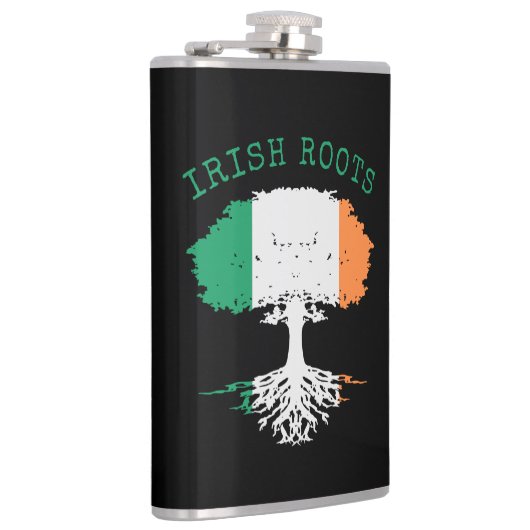 Irish Roots Family Tree Flachmann (Rechts)