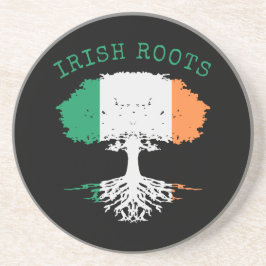 Irish Roots Family Tree Getränkeuntersetzer