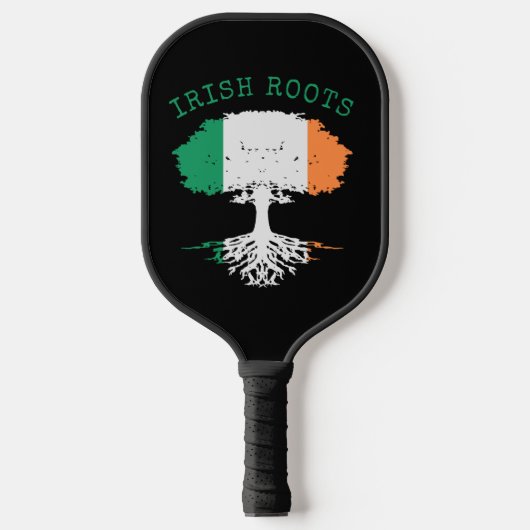 Irish Roots Family Tree Pickleball Schläger (Vorderseite)