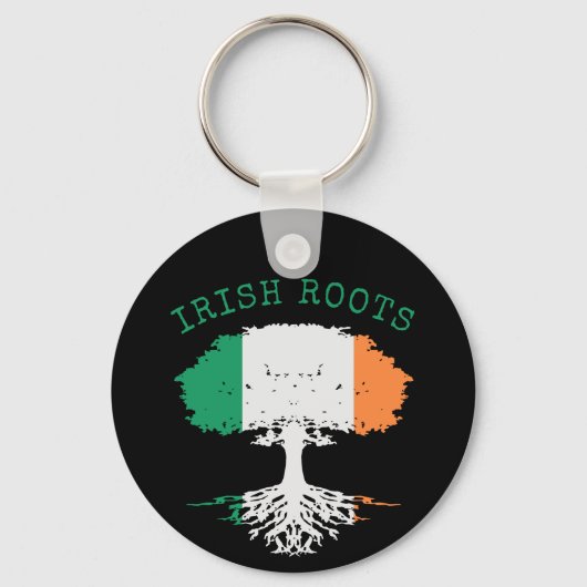 Irish Roots Family Tree Schlüsselanhänger (Vorderseite)