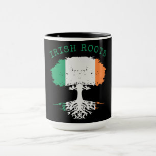 Irish Roots Family Tree Tasse