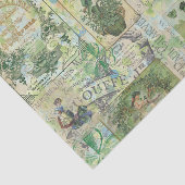 Irish Rose Collage Tissue Paper Seidenpapier (Ausschnitt)