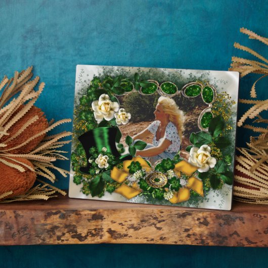 Irish Rose Foto von Frame Template Fotoplatte (Seite)