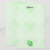 Irish Rose Stationery Briefpapier (Vorne/Hinten)
