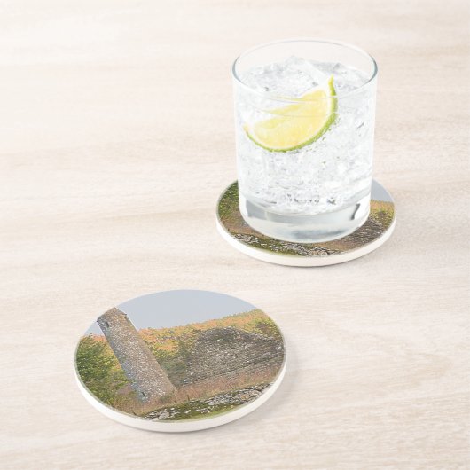 Irish Round Towers Getränkeuntersetzer (Seite)