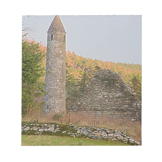 Irish Round Towers Notizblock (Vorderseite)