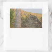 Irish Round Towers Rechteckiger Aufkleber (Tasche)