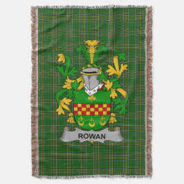 Irish Rowan Coat of Arms Familienwappen Irland Decke