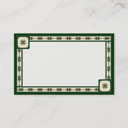 Irish Rue Customizable Business Cards Visitenkarte (Vorderseite)