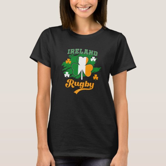 Irish Rugby Player und Ireland Rugby oder Irish Ru T-Shirt (Vorderseite)