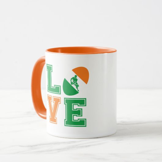 Irish Rugby Tasse (Vorderseite Links)
