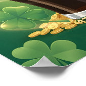 Irish Saint Patrick Party Beer Festival  Poster (Ecke)