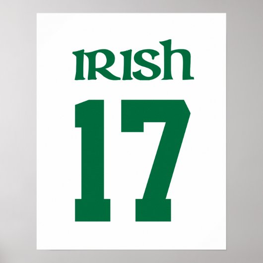 Irish Saint Patrick's Day Poster (Vorne)