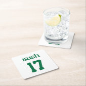 Irish Saint Patrick's Day Sport Rechteckiger Pappuntersetzer (Vor Ort)
