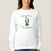 Irish Santa Claus Merry Christmas Sweatshirt (Vorderseite)