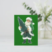 Irish Santa Feiertagskarte (Stehend Vorderseite)