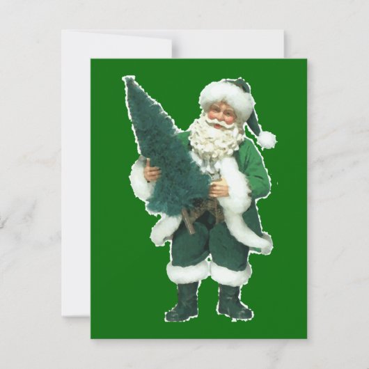 Irish Santa Feiertagskarte (Vorderseite)