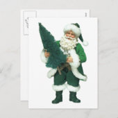 Irish Santa Feiertagspostkarte (Vorne/Hinten)