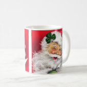 Irish Santa, Irish Christmas, Ireland Tasse, Kaffeetasse (VorderseiteRechts)