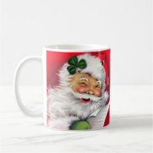 Irish Santa, Irish Christmas, Ireland Tasse,