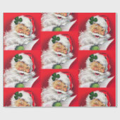 Irish Santa, Irish Christmas, Irland, Geschenkpapier (Flach)